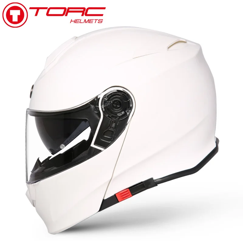 TORC moto rcycle флип-шлем с двойным щитком полное лицо Мужской мотоциклетный шлем гоночные велосипедные шлемы - Цвет: 13