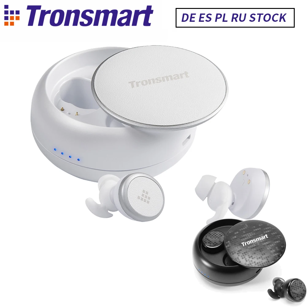 

Tronsmart TWS Wireless Bluetooth Earphones Headset True Wireless Stereo Earbuds IPX5 Waterproof with Mic for IOS Android Phones