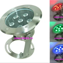 IP68, подходит к DMX, хорошее качество, высокая мощность 18 Вт RGB Светодиодный прожектор, светодиодный светильник для бассейна, 24 V DC, DS-10-27-18W-RGB