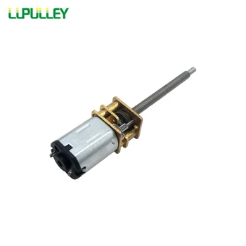 

LUPULLEY N20 Thread Rod DC Gear Motor with Output Shaft M3*34mm DC 3V/6V/12V 15/30/50/60/100/200/300/500rpm Metal Gearbox Wheel