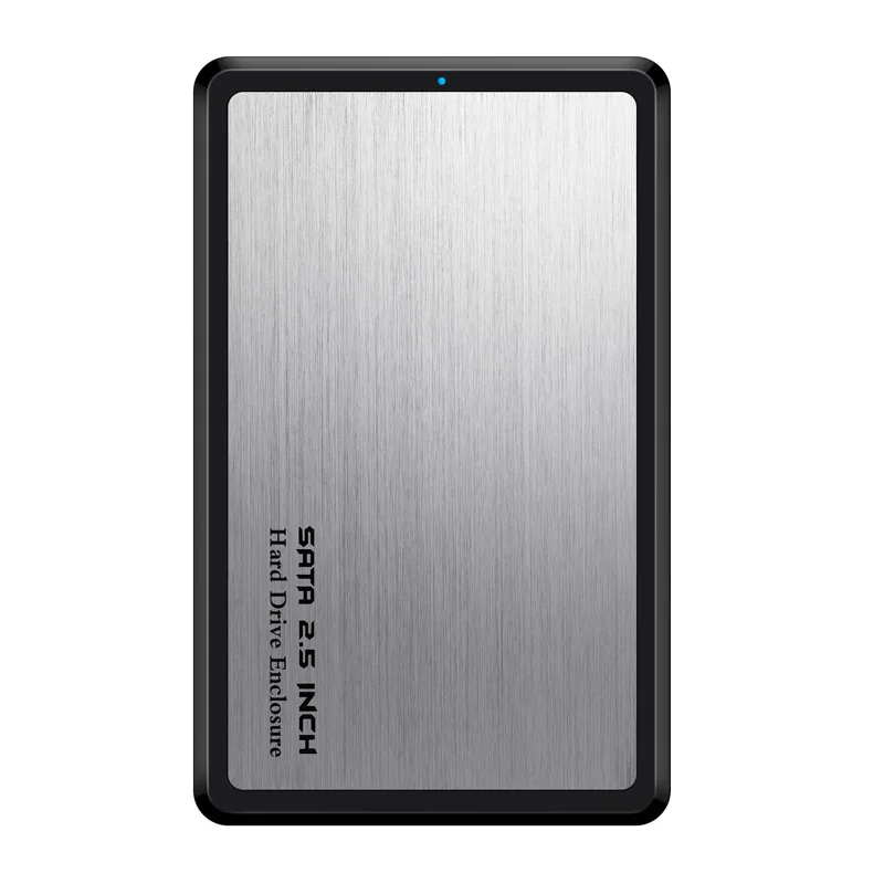 2," USB 3,0 SATA Hd Box HDD жесткий диск Внешний корпус SSD, HDD металлический корпус инструмент 5 Гбит Поддержка 2 ТБ UASP протокол - Цвет: Серебристый