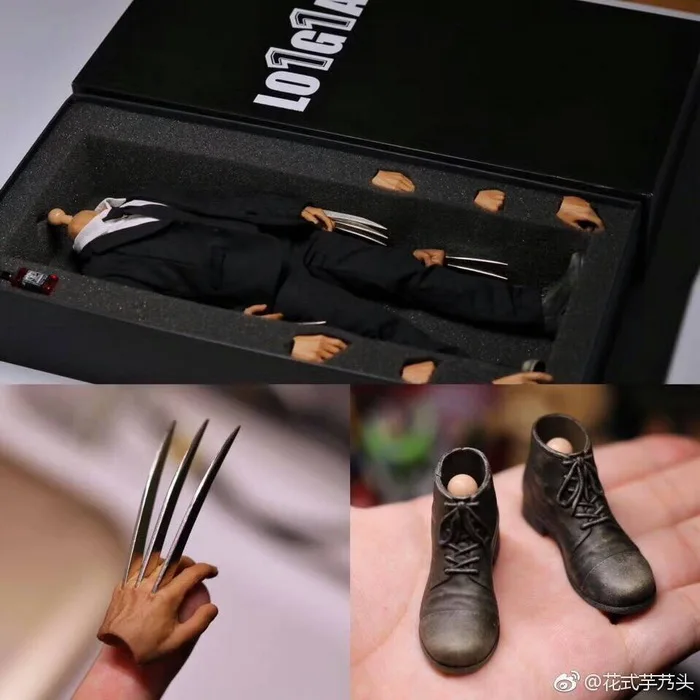 

IN STOCK ELEVEN TOYS 1/6 Wolverine LOGAN Hugh Jackman Black Suit Set NEW In Box