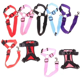 

New Breathable Mesh Dog Harness Leash with Adjustable Straps Pet Harness Vest Dog Chest Straps Set Dog Accessories