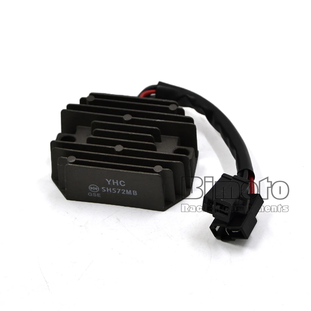 BJMOTO YHC SH572MB мотоциклетный металлический регулятор напряжения Выпрямитель для Suzuki GSF 250 77A 74A GSF 400 inazuma
