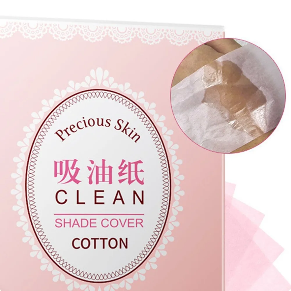 

100pcs/box Oil Blotting Sheets Oil On Paper Absorbent Facial Sucking Oil Control Face Oil Paper Matting Facial Tissues Skin Care