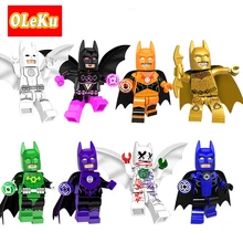 Única Venda Super Heroes Batman Figuras Corps Lanterna Super Herói Joker Bat-Man Modelo Blocos de Construção de Tijolos Brinquedos para crianças