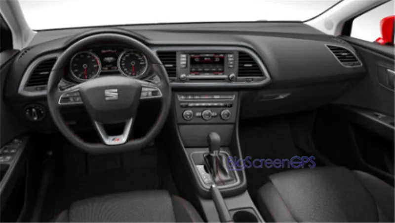 Cheap Bigscreen Android 9.0 8core Car DVD Player GPS Navigation For Seat Leon 2012-2017 Headunit Multimedia Recoder Satnav 4GB +32GB 1