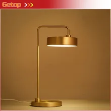 Скандинавская Современная Минималистичная металлическая настольная лампа офисная настольная прикроватная настольная лампа светодиодный железный светильник для чтения домашние светильники