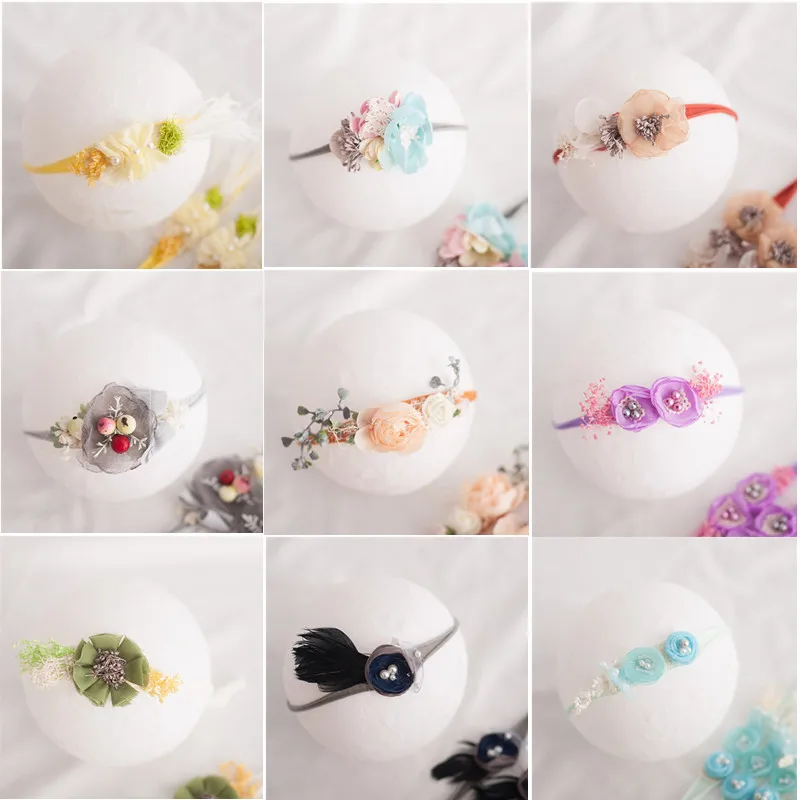 Newborn Baby Photography Props Accessories Baby Girl Headbands Baby Photo Props Hairband Headband Infant Headwear Fotografia