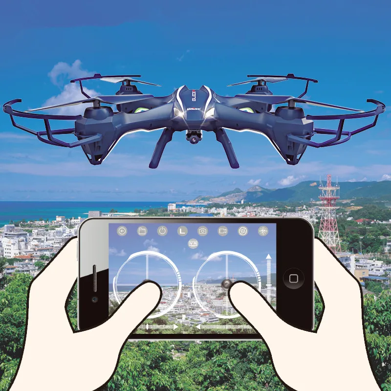 Новый RC Quadcopter u818s Радиоуправляемый Дрон Wi Fi в режиме реального времени передачи