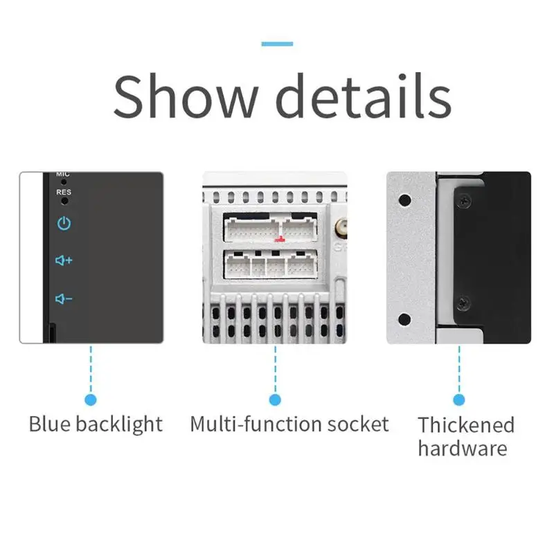 Perfect SWM 7in 2Din 1G+16G BT MP3 Player Android Car Stereo MP5 Player GPS Navi FM AM Radio Auto Audio w/ Map TF Card Slot 2 USB AUX 16