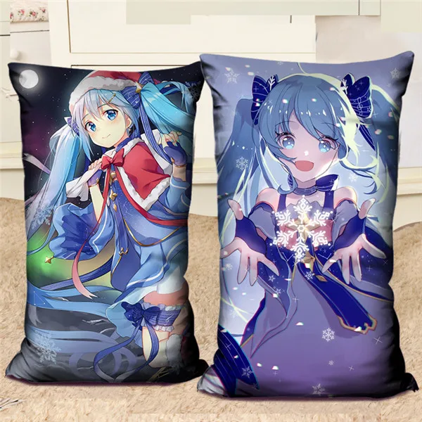 Amellor 40x60CM Japanese cartoon anime Decorative pillow Hatsune Miku