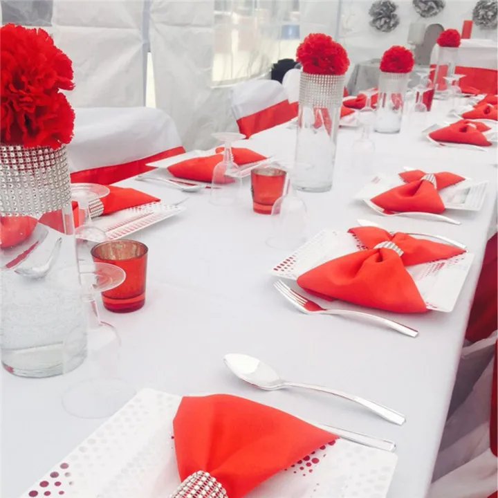 9 20pcs Napkin Rings For Wedding Decoration Princess Skirt Prince Lover Napkin Holder Rings Party Table Decora Crystal Napkin Ring