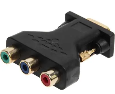 

Видеоадаптер для видеокарты RCA YUV YPbPr для VGA Style D-sub HD 15-Pin