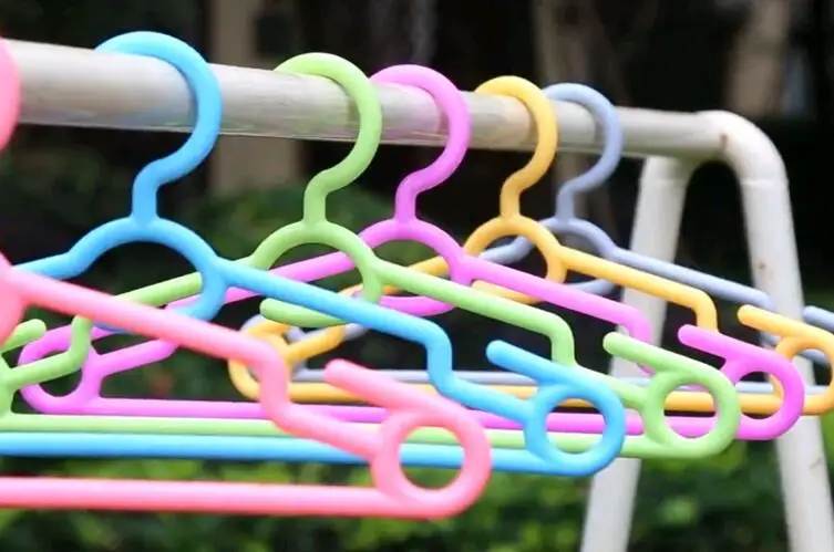 Sainwin 10pcs/lot 40cm plastic hanger thickening clothes rack slip-resistant hanger seamless hangers for clothes