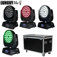 4 шт./партия чехол 36x10 Вт Rgbw 4в1 светодиодный диско-свет китайские движущиеся головки Dmx Led движущиеся головы мыть свет