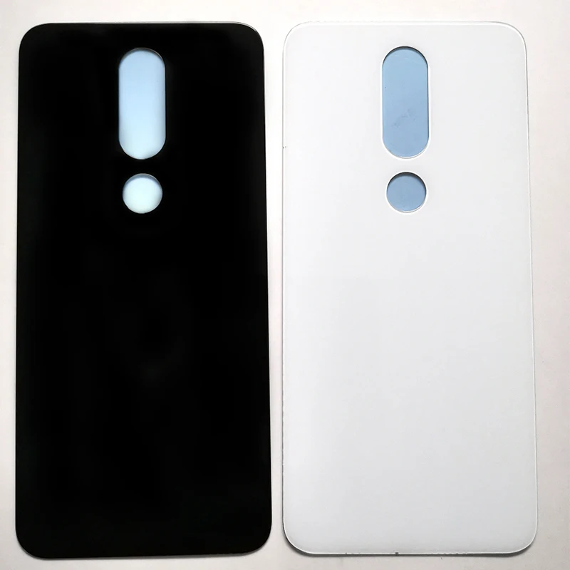 Задняя стеклянная панель для Nokia X5 5 1 Plus задняя крышка батарейного отсека
