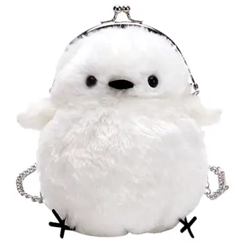 

Children's Girls Korean Version 2018 New Autumn Trend Plush Bag Cartoon Sandwich Chick Bag