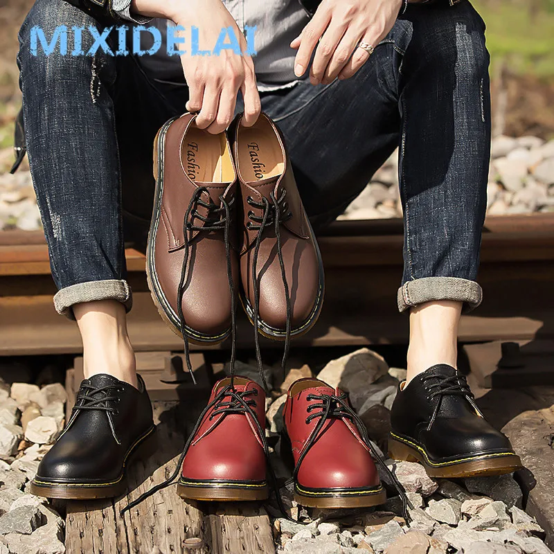 MIXIDELAI/Новинка; большие размеры; брендовая мужская обувь из натуральной кожи; весенние туфли-оксфорды; модные повседневные Дизайнерские мужские туфли; Кожаные Мокасины