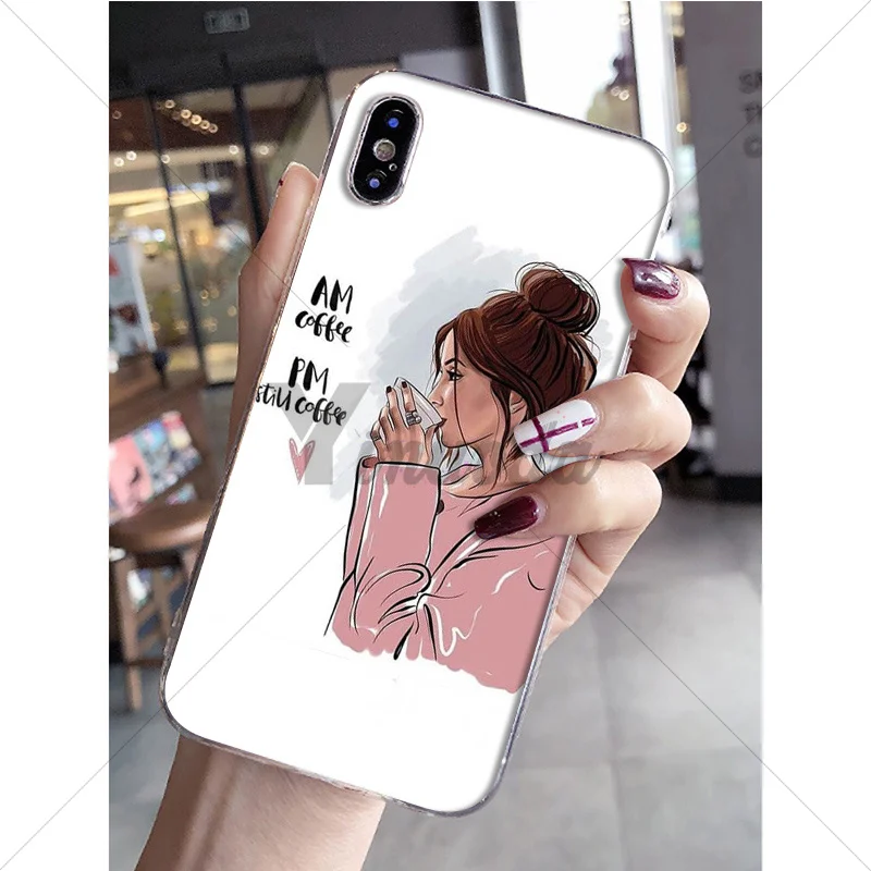 Fashion coffee girl