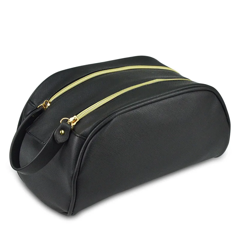 Korean PU Cosmetic Bag Storage Bag Double Zipper Large Capacity Waterproof Cosmetic Bag Korean PU Cosmetic Bag Storage Bag Double Zipper Large Capacity Waterproof Cosmetic Bag