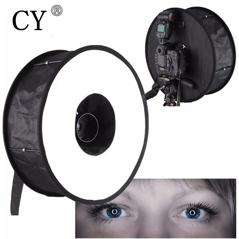 Lightupfoto 46cm Ring Softbox For SpeedLite Flash Light Foldable