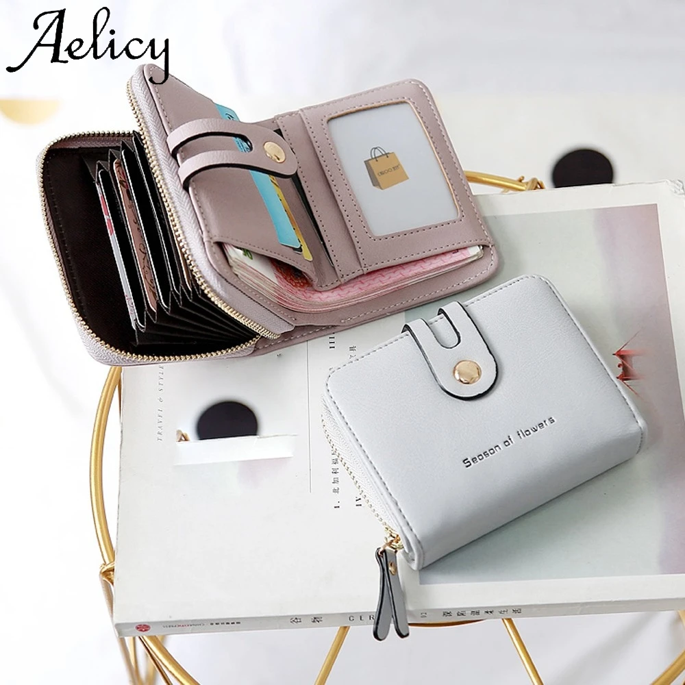 Aelicy женский кошелек винтажный Модный маленький сумка для денег на молнии карман