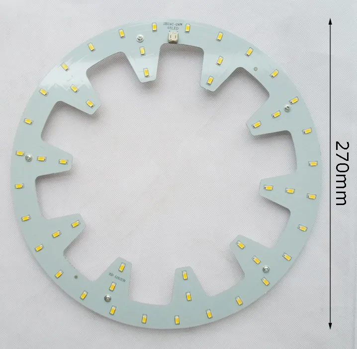 1 PACK round 24W LED down light led board PCB led techo LED warm cold white led circular tube=50W 2D tube 120V 220V 230V 240V