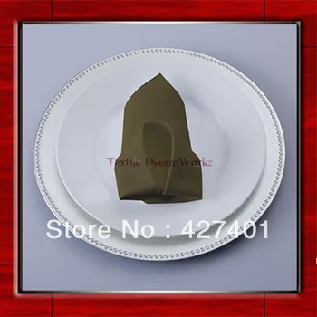 

High Quality 50x50cm Polyester Plain Canteen Napkin / Table Napkin / Hotel Napkin / Dinner Napkin (Factory Direct Sale)