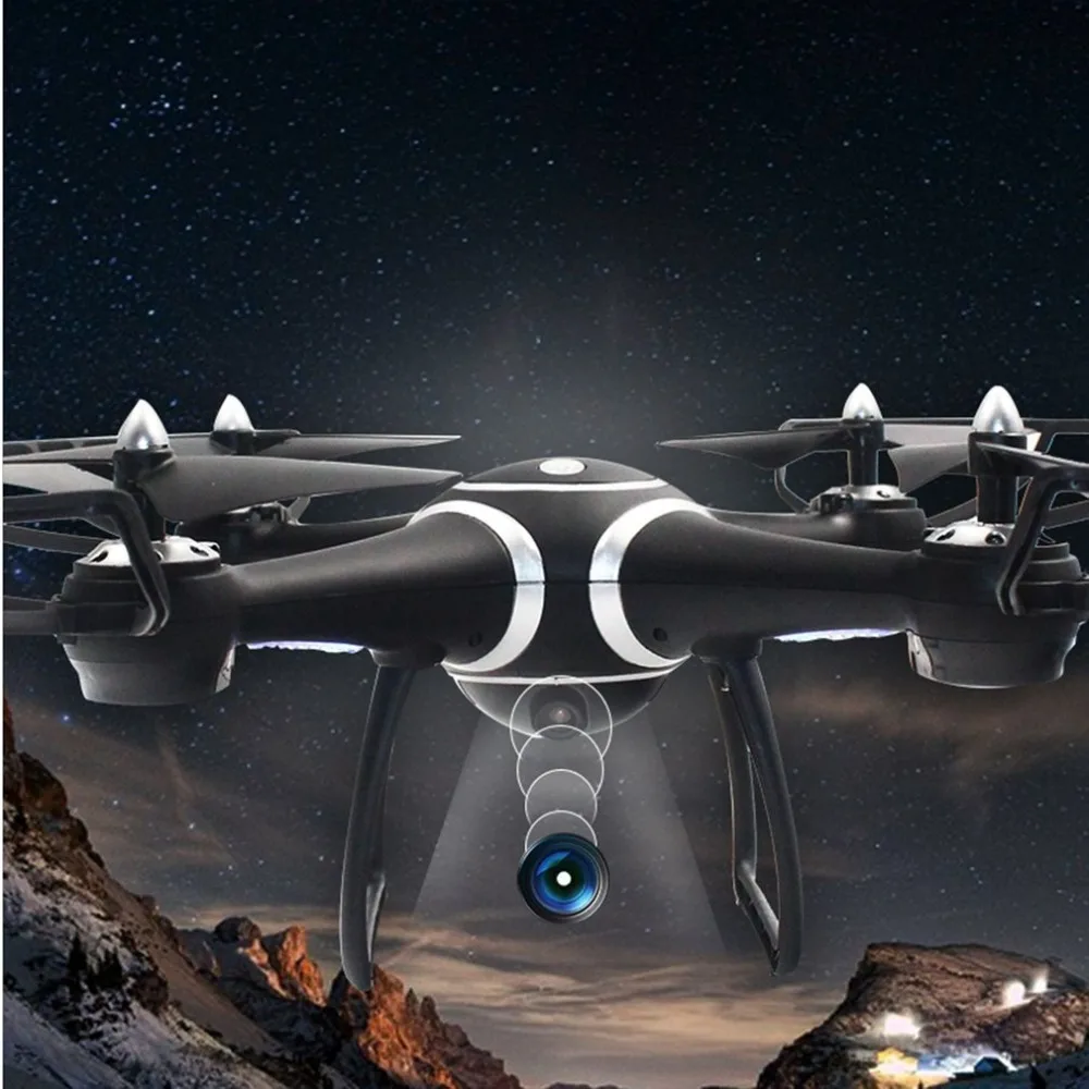 

S7W Quadcopter Aircraft LED Light Colorful Module Aerial Drone Air Pressure Fixed Helicopter RC Quadcopter With 720P Camera