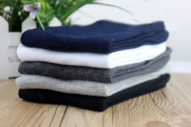 Классические дышащие мужские носки. 100% хлопок. Теплые зимние 5 цветов|cotton men socks|brand