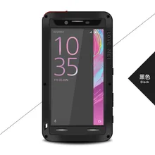 Для Sony Xperia X Производительность F8131 Dual Sim F8132 чехол LOVE MEI Шок Грязь Доказательство водостойкий металлический бронированный чехол для телефона