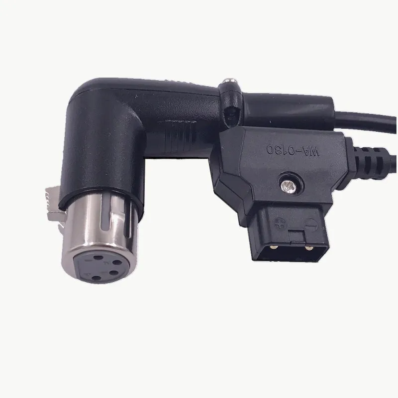 D top к XLR 4 контактный разъем изгиба типа B жильной карточной головке Anton Camera Line