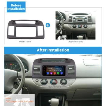 

Harfey 2Din Car Radio Panel Plate Frame Mount Kit for 2000 2001 2002 2003 TOYOTA CAMRY DVD Player Fascia in Dash Trim Kit Cover