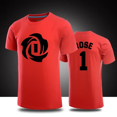 Derrick rose jersey t shirt Clearance