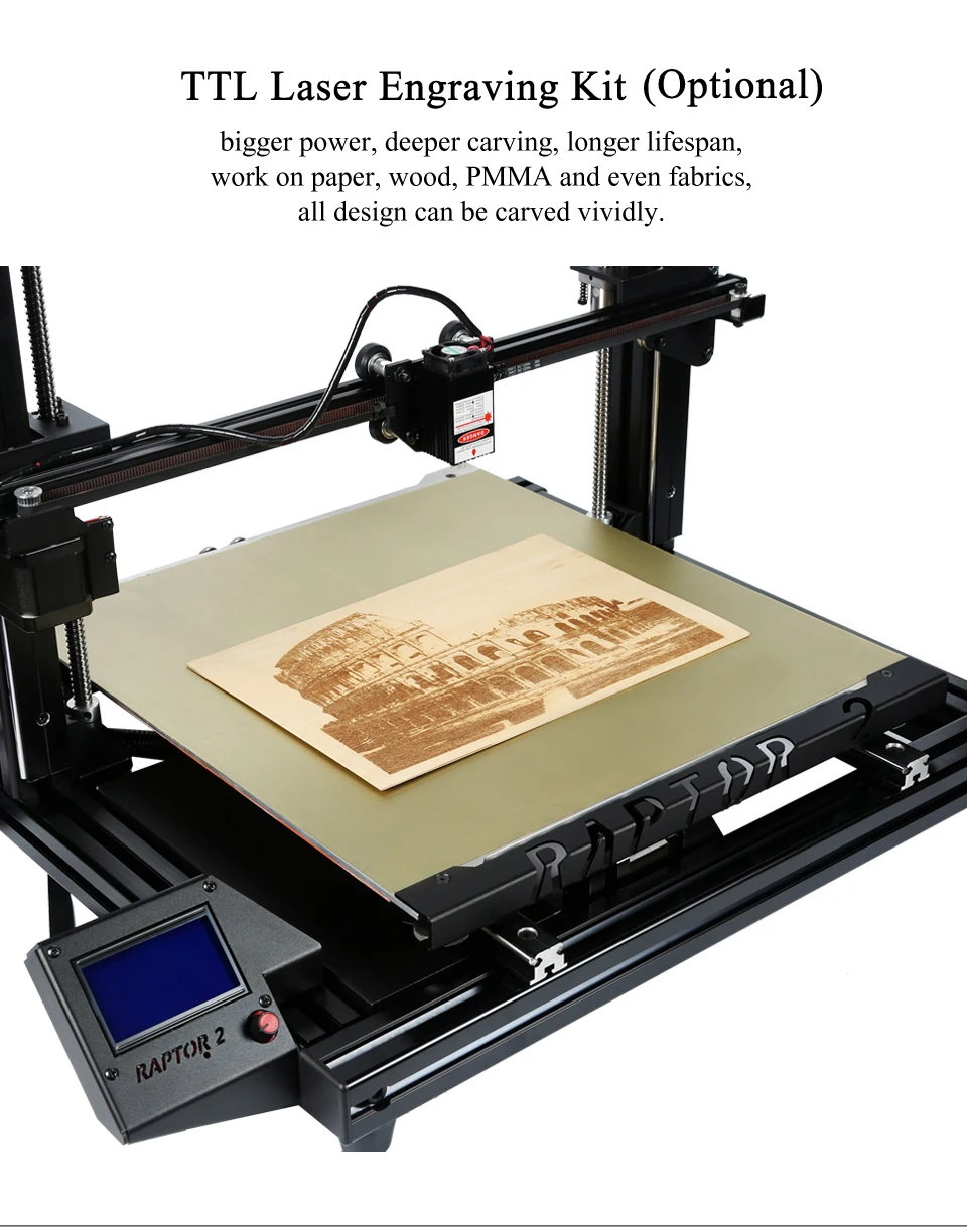 Vivedino raptor 2 + impressora 3d fdm