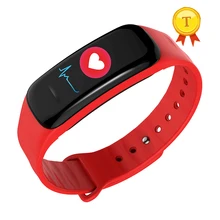 Смарт-браслет ip67 Водонепроницаемый цветной экран Датчик кровяного давления и Давление сердечного ритма Фитнес трекер Смарт Браслет для IOS и Android телефон