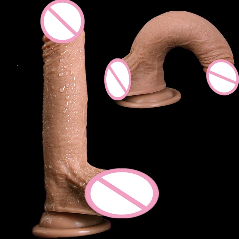 Dildo with opening for penis