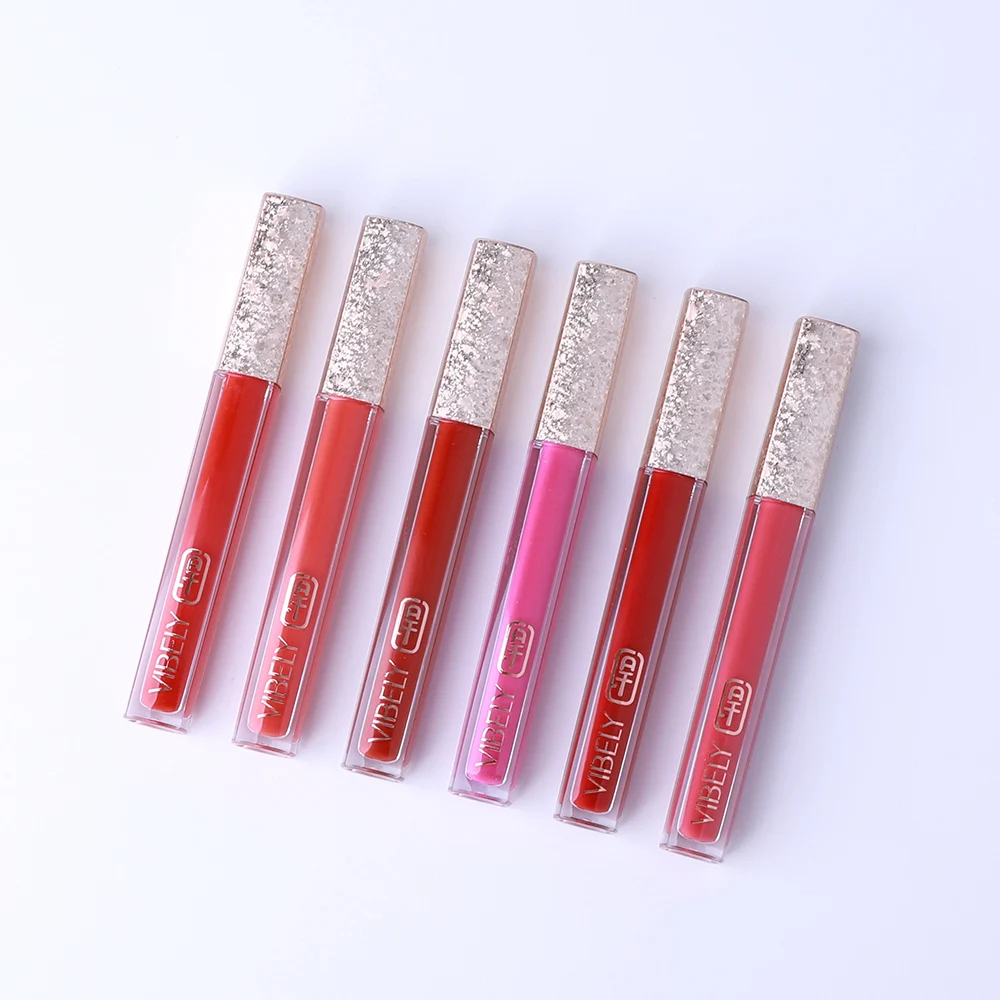 VIBELY brand New Mirror Lip Glaze Liquid Lipstick Lipgloss Long Lasting Smooth Moisturizing Gloss Tint Red | Красота и здоровье