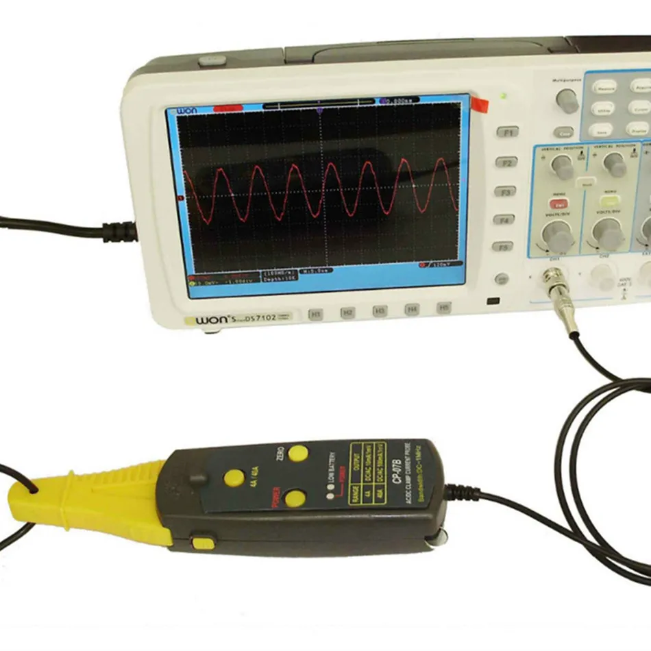 CP-07B переменного/постоянного тока зажим зонда подключения к осциллографу AC/DC Измерение относительной нулевой коррекции