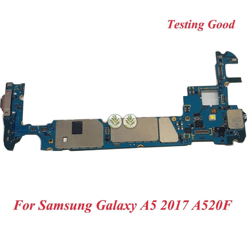 BINYEAE оригинальная материнская плата разблокированная Замена для Samsung Galaxy A5 a520f A520FD материнская плата полные чипы