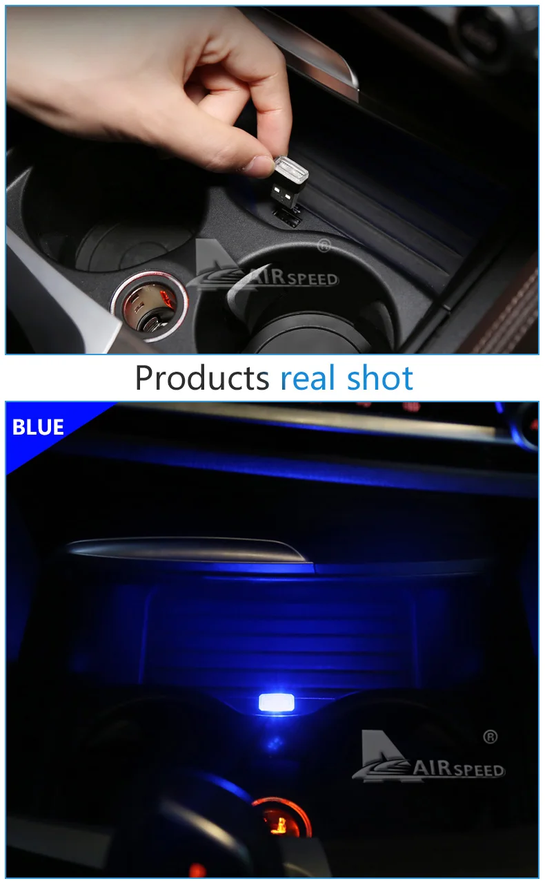 USB Atmosphere LED Car Lights for BMW E46 E39 E90 E60 E36 F30 F10 X5 E53 E30 X1 X3 X4 X6  Accessories Car Styling (5)