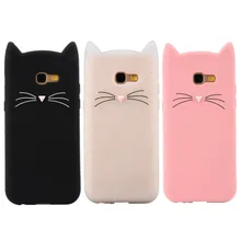 Симпатичные Борода Кот Чехол для samsung Galaxy J7 J1 J3 J2 J5 премьер A3 A5 A7 2015 2016 2017 принципиально Капа для samsung A5 2017 силиконовый чехол