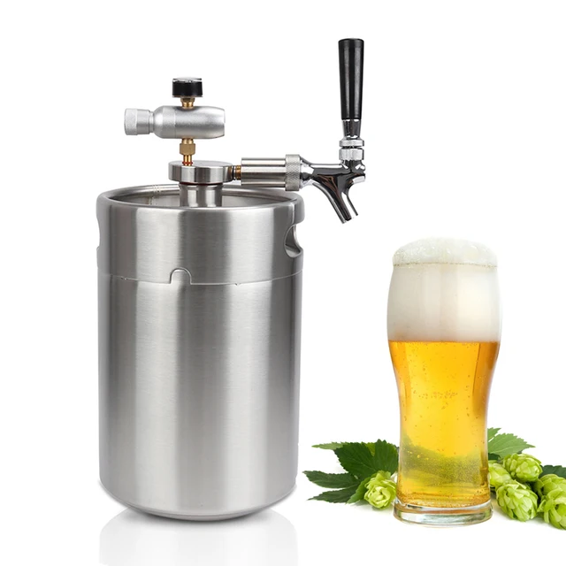 Buy 5L Homebrew Growler Mini Keg Stainless Steel Keg