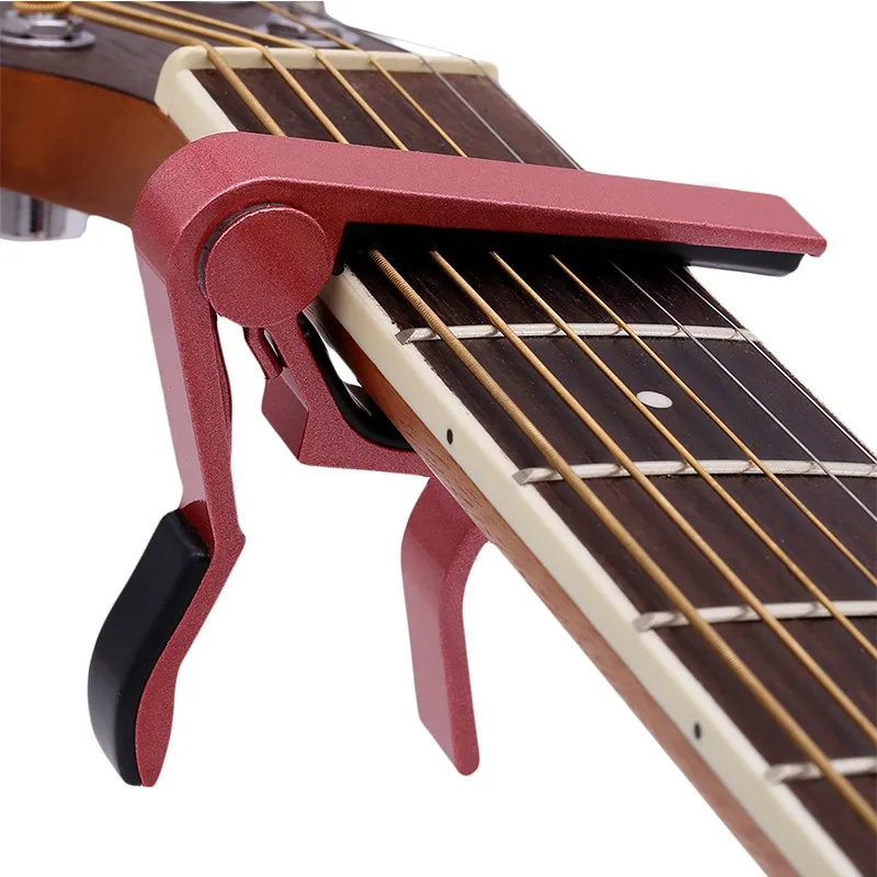 Портативный Quick Change Guitarra Capo гитары для акустической электрическая бас гитара