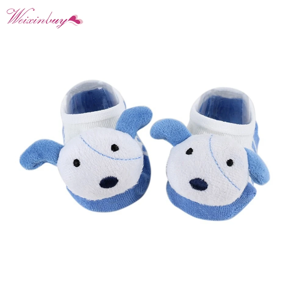 

Baby Boys Girls Bootie Socks Toddler Cute Dog Head Cotton Blends Ankle Sock for 0 to 1 Years