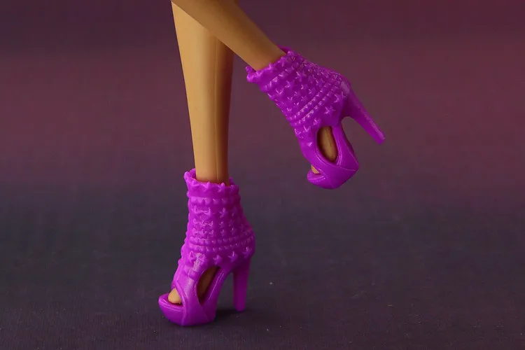 Г., новые оригинальные высококачественные туфли на высоком каблуке модная обувь с украшением в виде кристаллов для куклы Барби, доступны 15 стилей