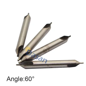 

5PCS Combined Center Drills S HSS Drill Bits Set Countersinks 60 Degree Angle Bit Tool