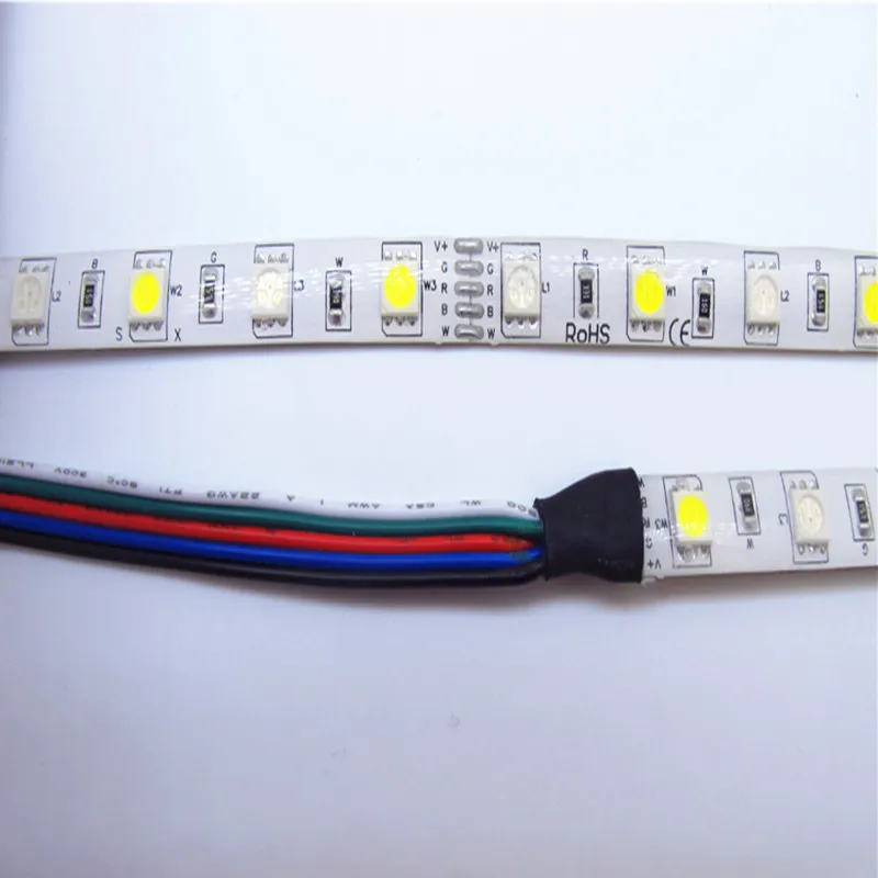 RGBW Светодиодная лента 5050 RGB + (теплый/холодный белый) RGBWW смешанный цвет