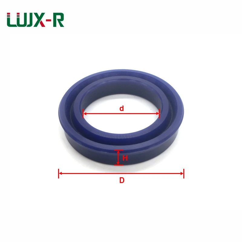 LUJX-R 2 шт. ООН уплотнительное кольцо ID34/39/40/42 рифленая прокладка поршневой шток U Тип пневматические гидравлическое уплотнение цилиндра кольцо для авто